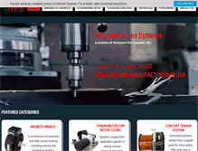 Tablet Screenshot of magbrakesystems.com